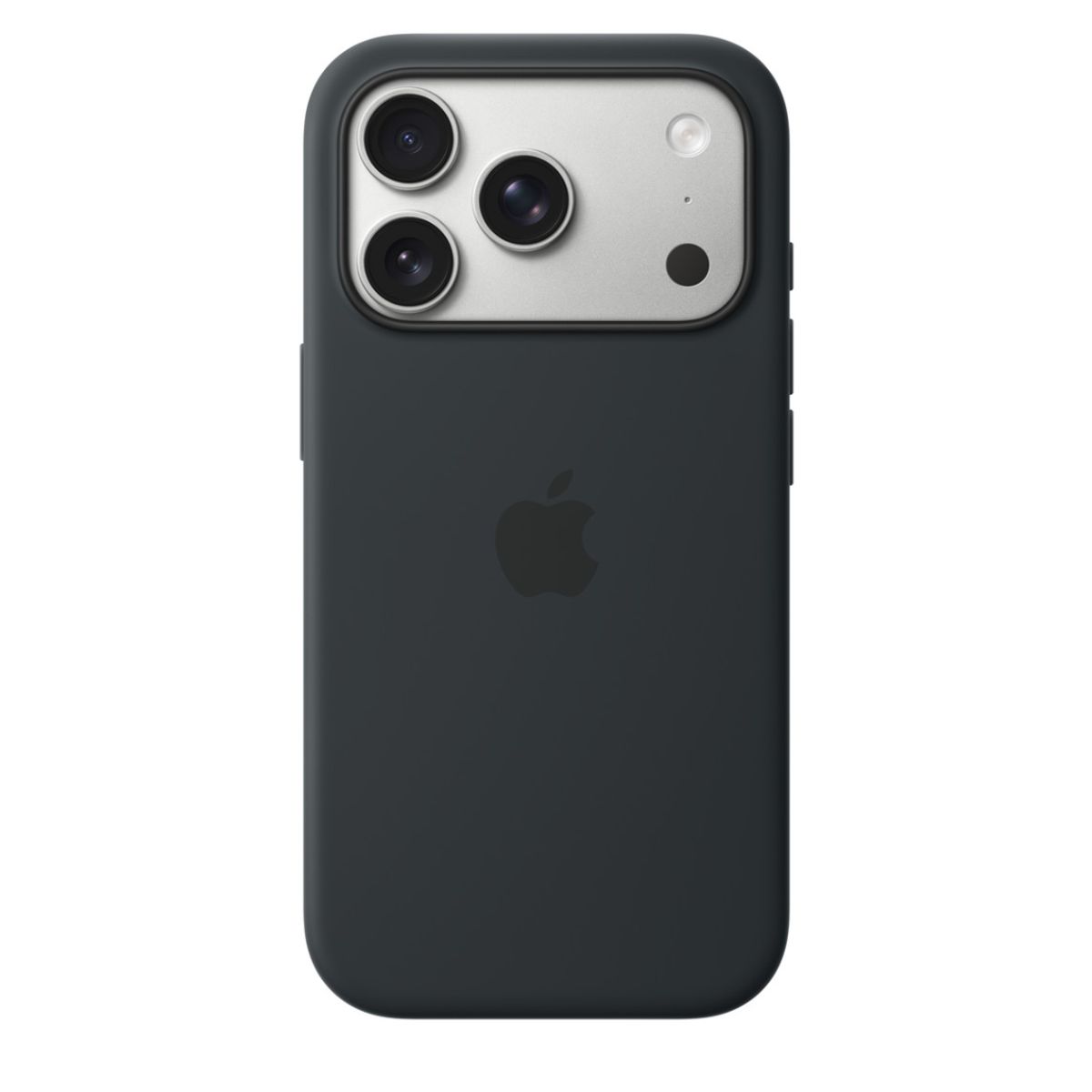 CASE - CASE SILICONA COLOR NEGRO 17 PRO MAX