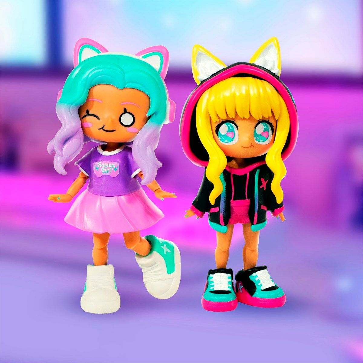 HEADSTART - MUÑECA ANIMAKII SUPER KAWAII SET CYBERPUNK Y GAMER