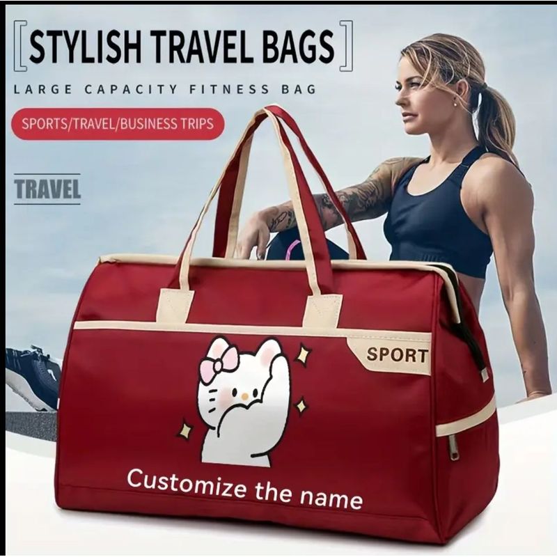 HELLO KITTY - Maleta Bolso  Hello Kitty Grande Deportivo