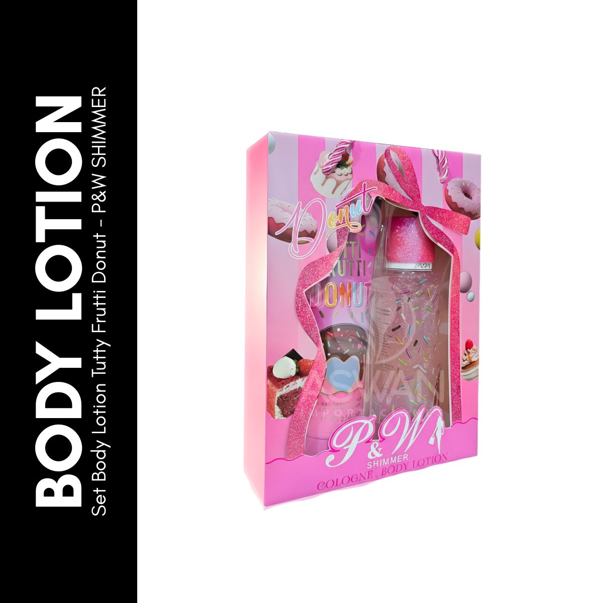 GENERICO - Set Body Lotion Tutty Frutti Donut - P&W SHIMMER
