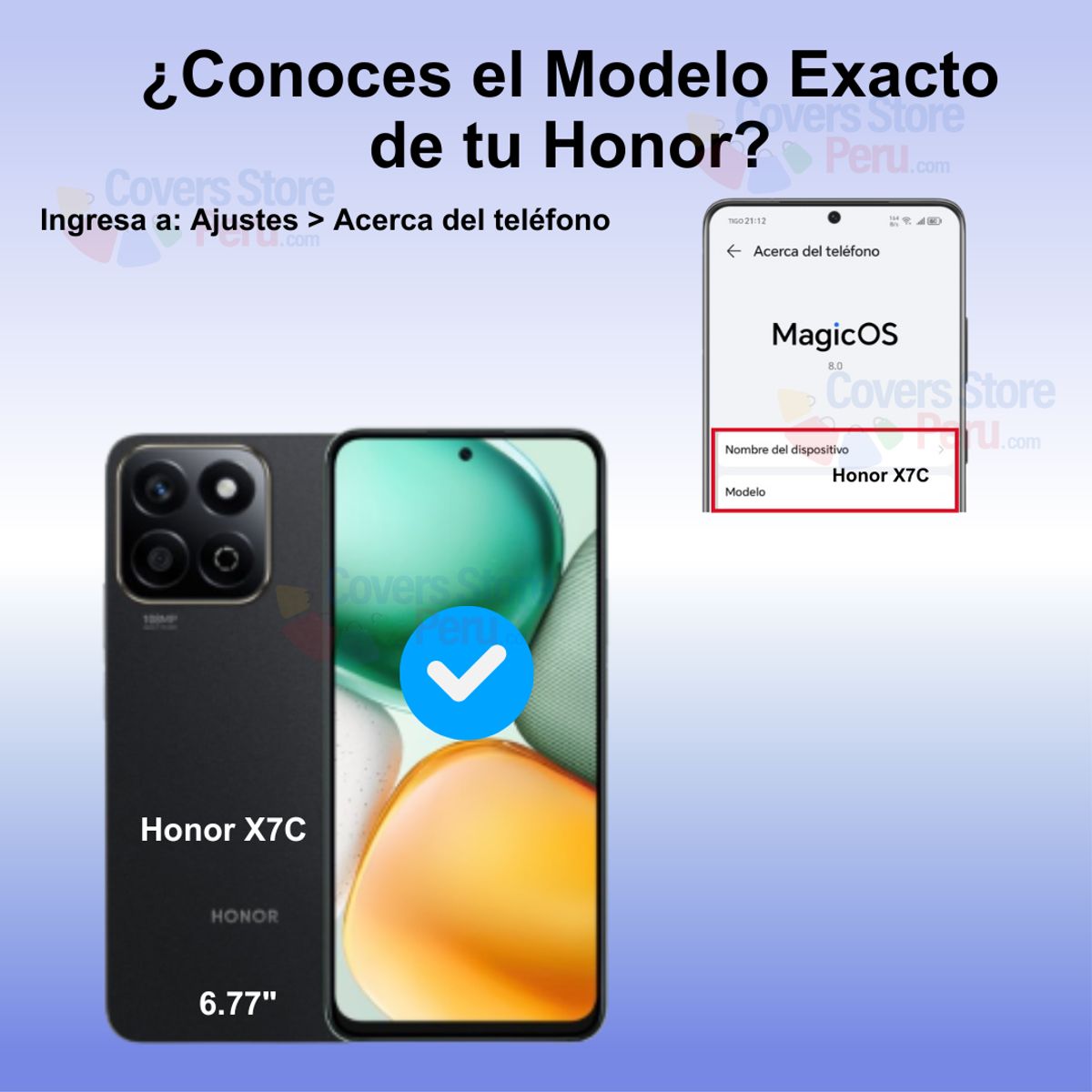 GENERICO - Mica para Honor X7C Protector de Cerámica Mate