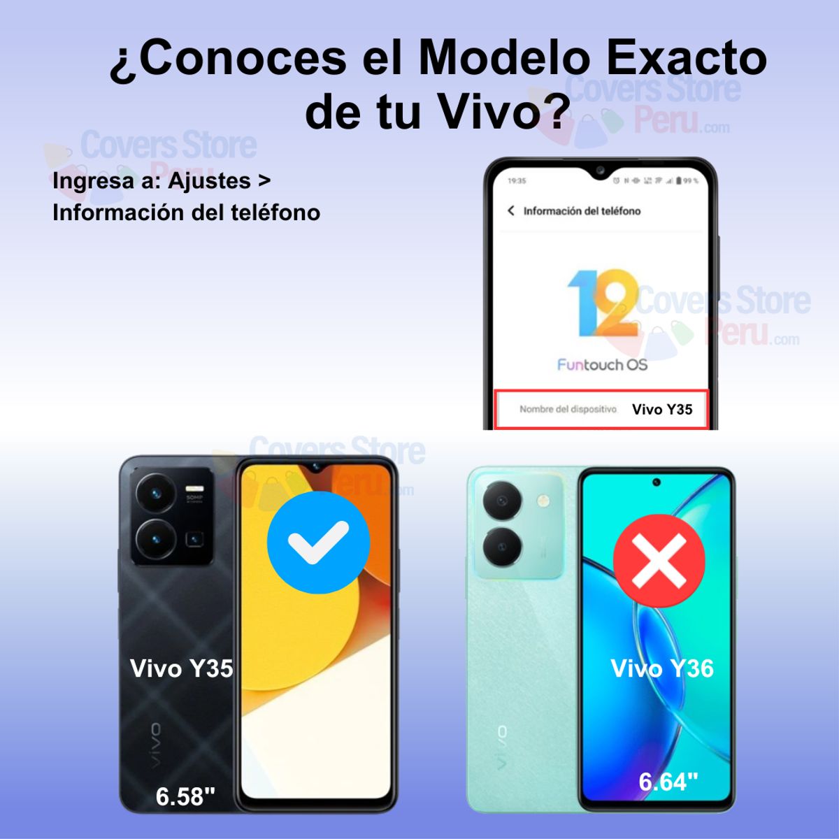 GENERICO - Mica para Vivo Y35 Protector de Cerámica Mate