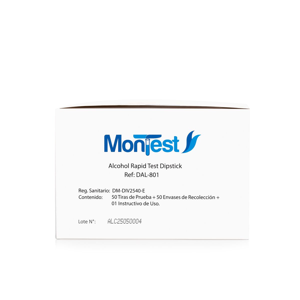 GENERICO - Prueba Rápida De Alcohol En Saliva Montest Caja 50 Und