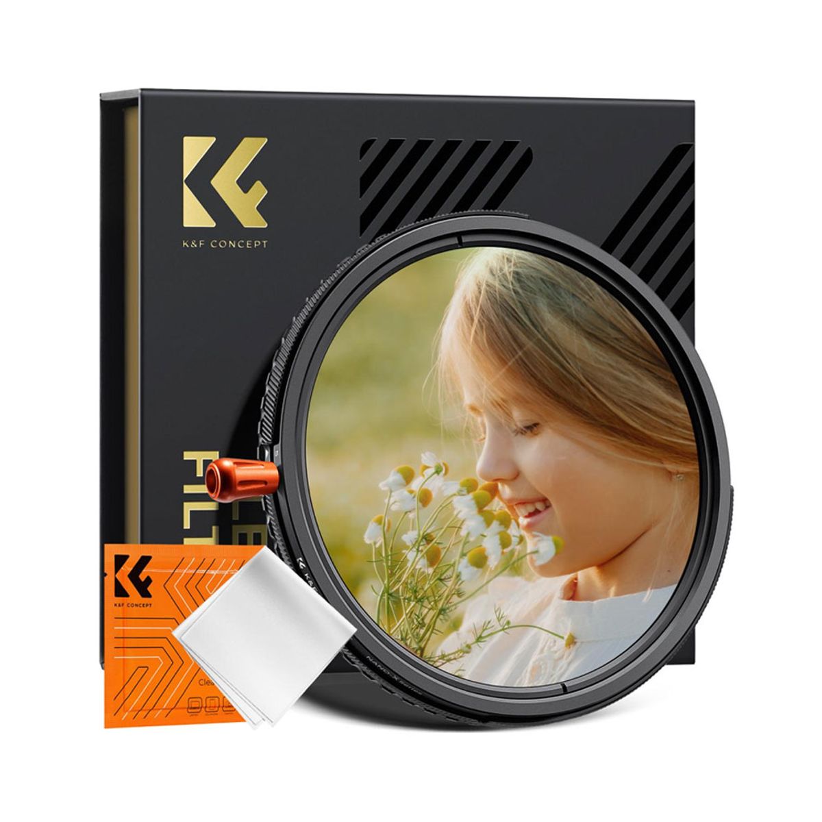 K&F CONCEPT - Filtro K&F Concept Black Difussion 14 + ND2-32 + CPL Serie Nano X 67mm