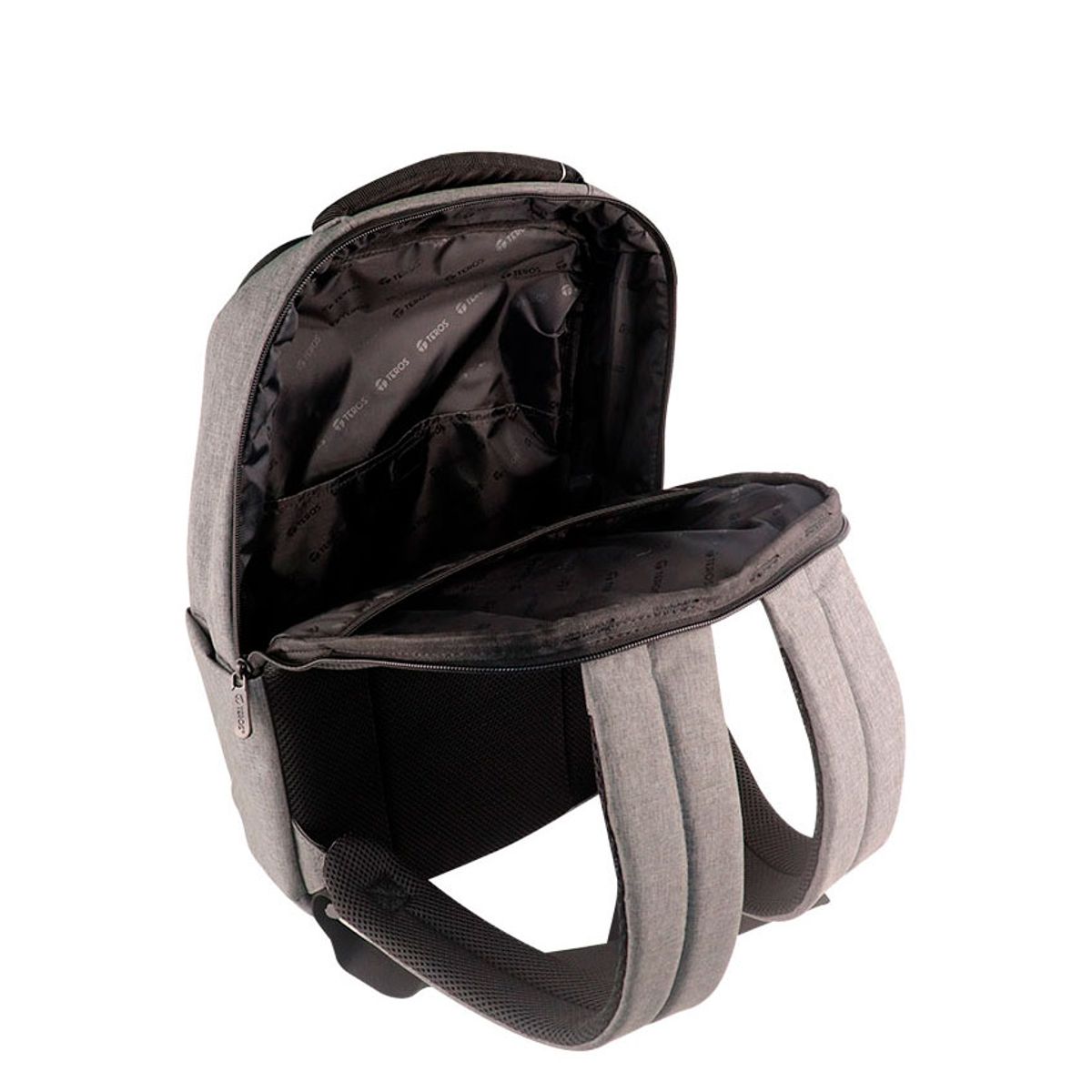 TEROS - Mochila Teros TE-ACS9013 Gris para Laptop 156 Resistente y Cómoda