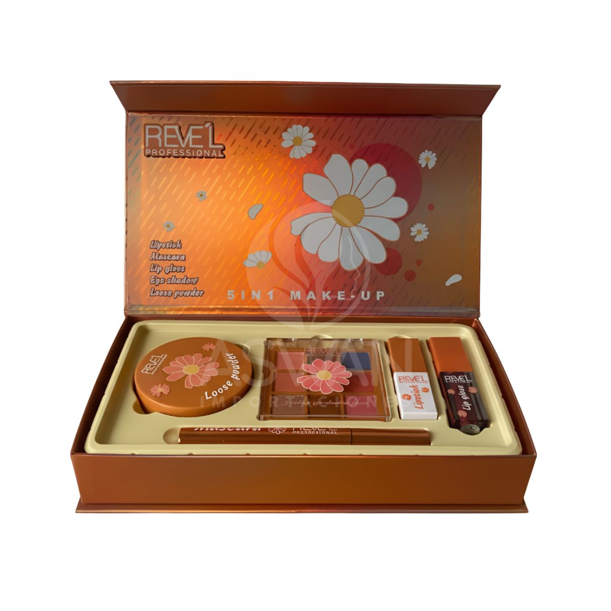 GENERICO - Kit 5 en 1 Make Up Margarita - REVEL PROFESSIONAL