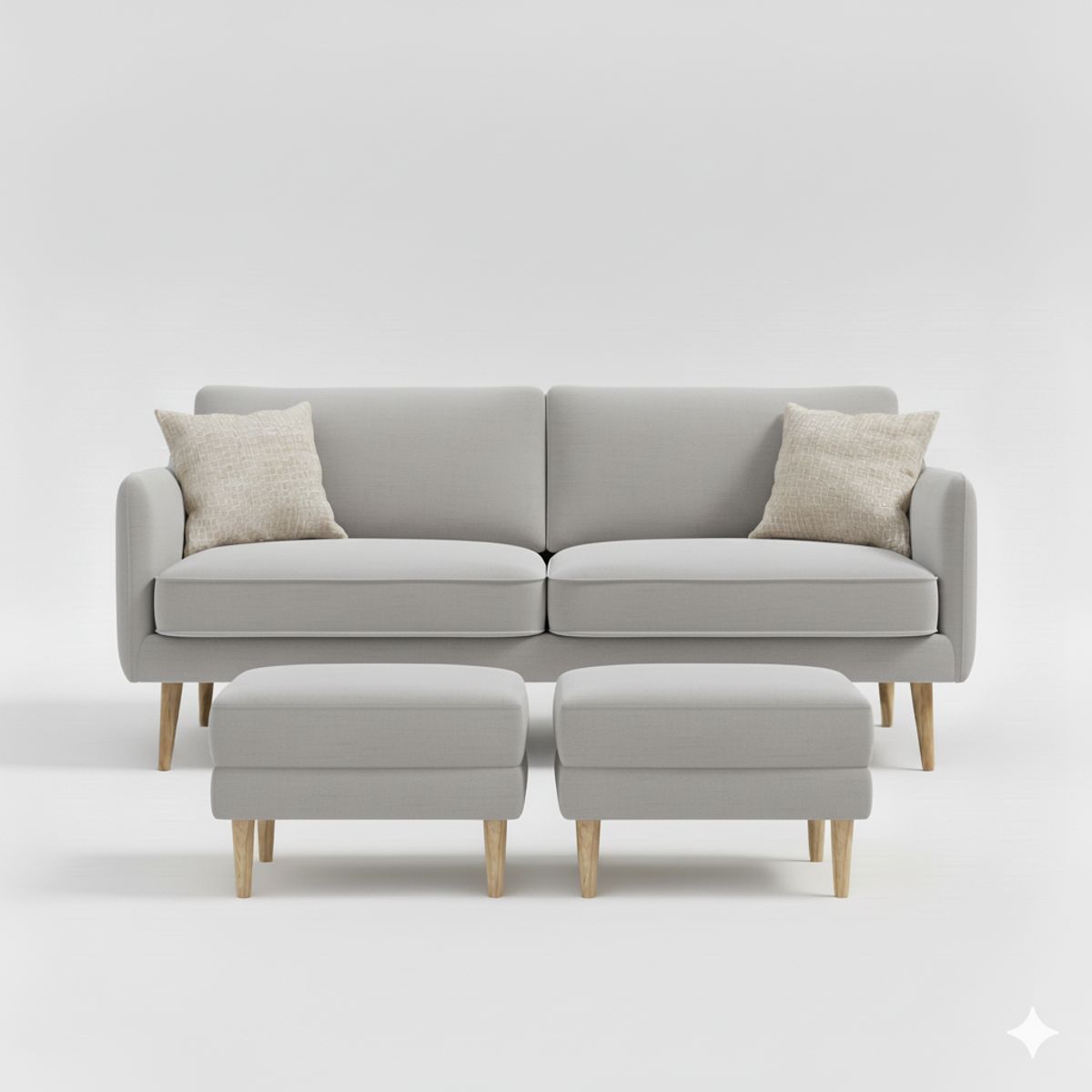 GENERICO - Sofá 2 cuerpos y 2 butacas CURCU