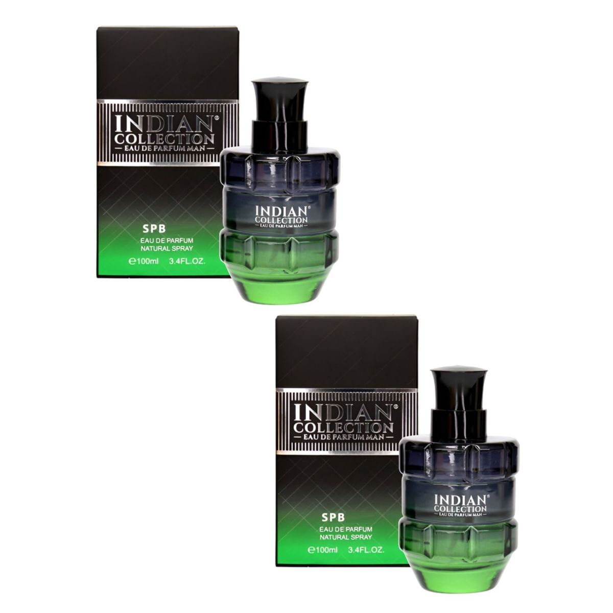 GENERICO - PACK X 2 PERFUMES DE HOMBRE INDIAN COLLECTION SPB 100ML CADA UNO