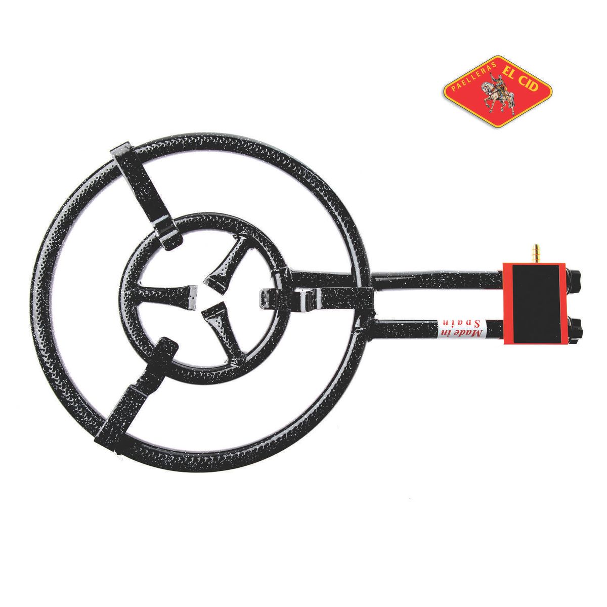 GENERICO - QUEMADOR DE 40 CM 2 AROS + TRIPODE REFORZADO