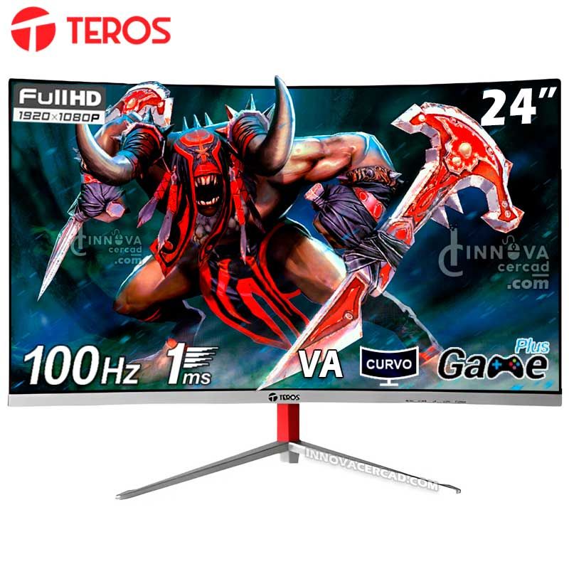 TEROS - Monitor Teros Curvo TE-2402S 24 Full HD VA 100HZ 1MS HDMI VGA