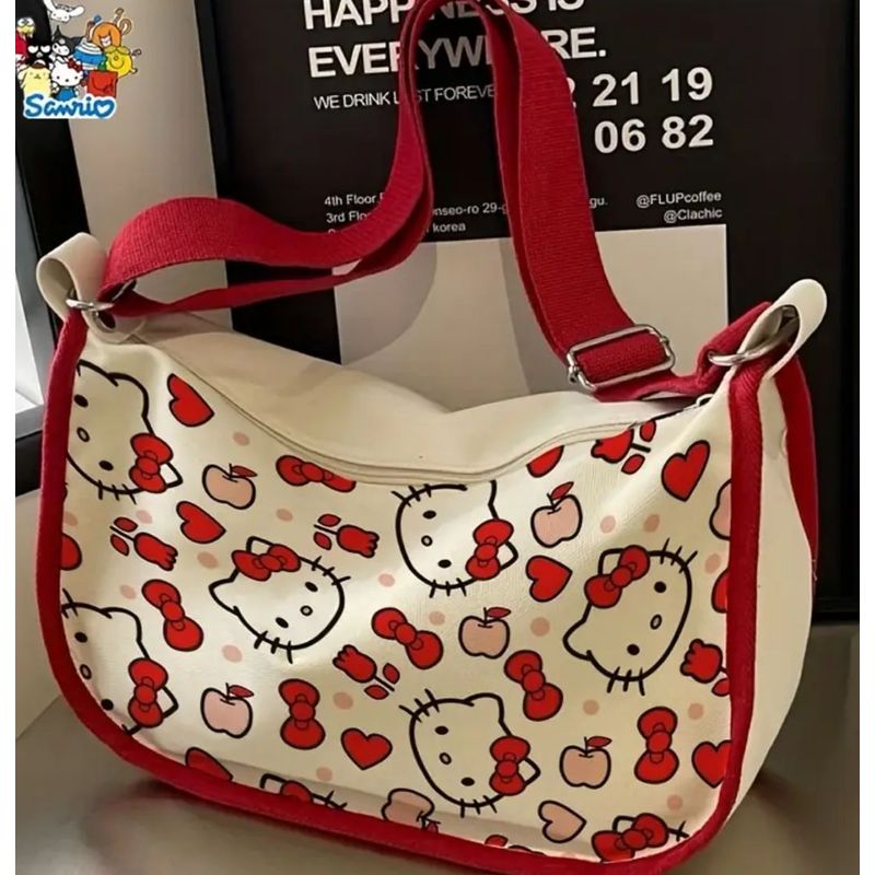 HELLO KITTY - Maleta Bolso  Hello Kitty Estilo Kawaii