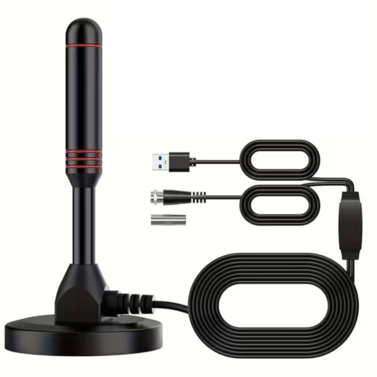 INSPIRA MARKET - Antena Tv Digital 5M Hdtv Decodificadores conector USB