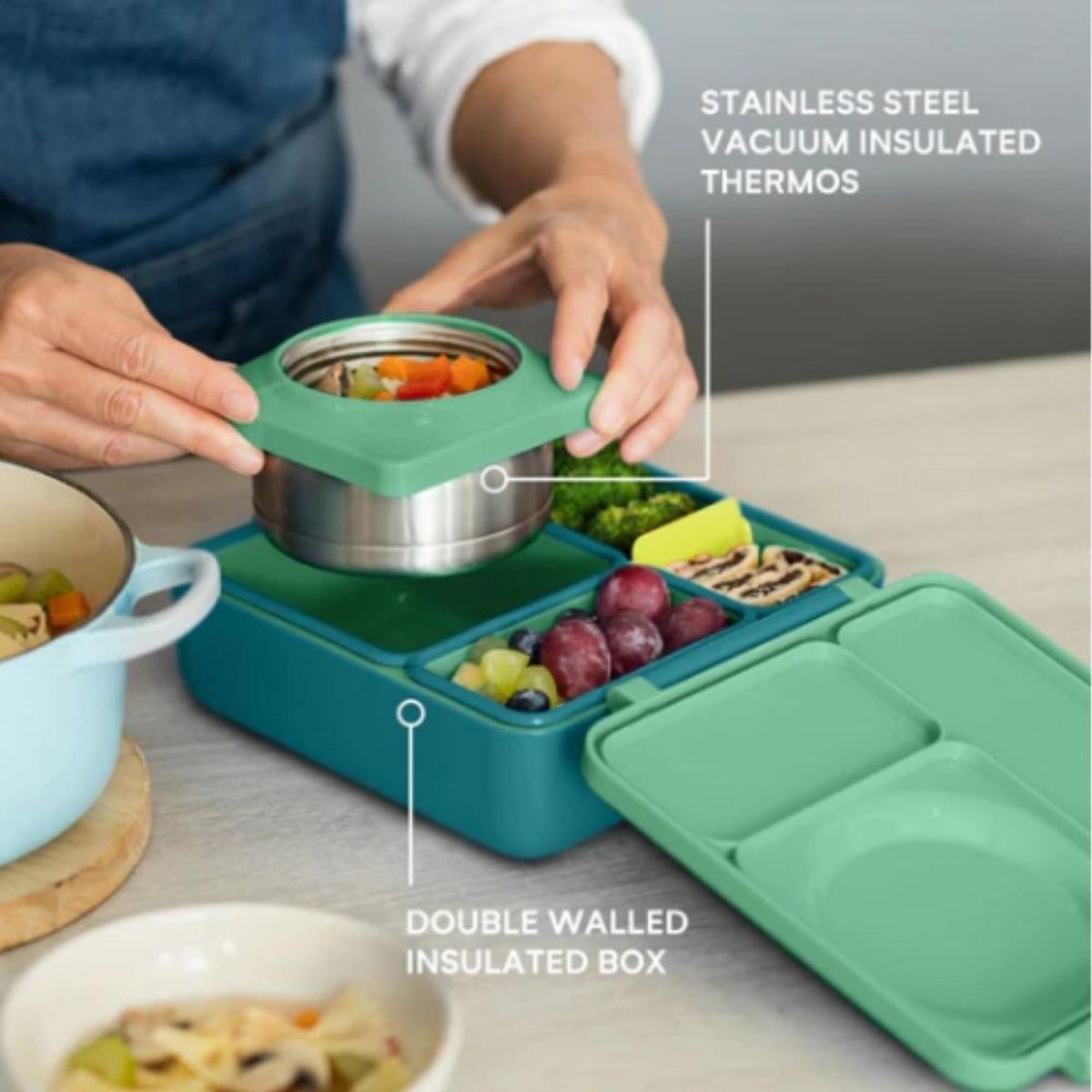 OMIE - Lonchera Omie Box Meadow - Verde