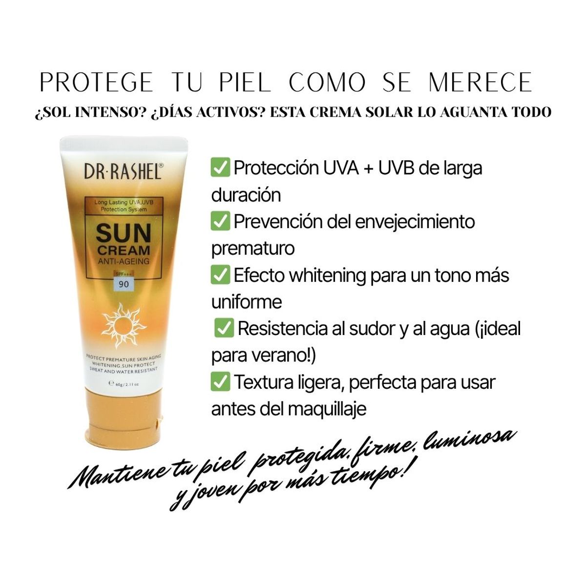 GENERICO - Protector Facial Anti-Aging DR-RASHEL SPF+++90