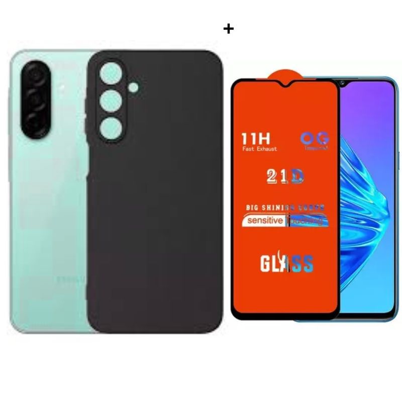 SPACE - CASE PARA SAMSUNG A17 5G COLOR NEGRO + MICA