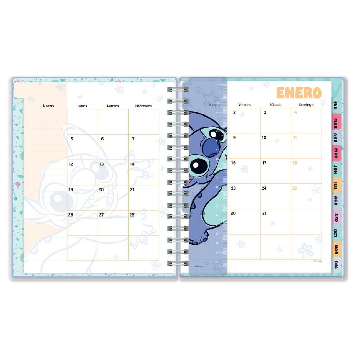 DGNOTTAS - Agenda Stitch 2026 Anillada