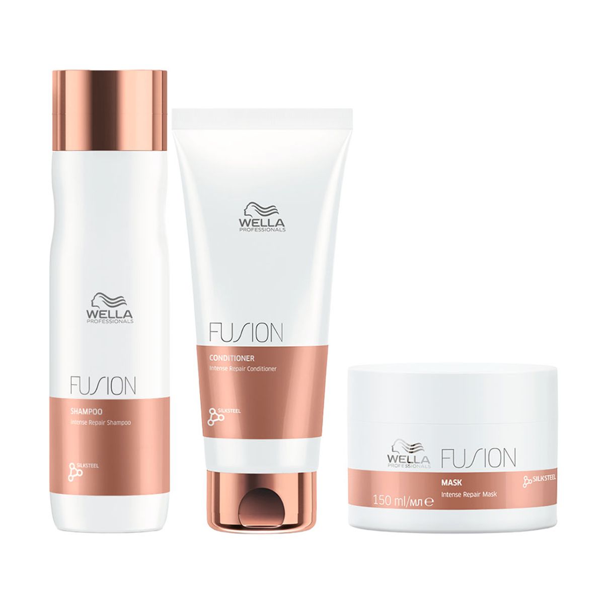 WELLA - TRIPACK WELLA FUSION SH 250ML + MASK 150ML + COND 200ML