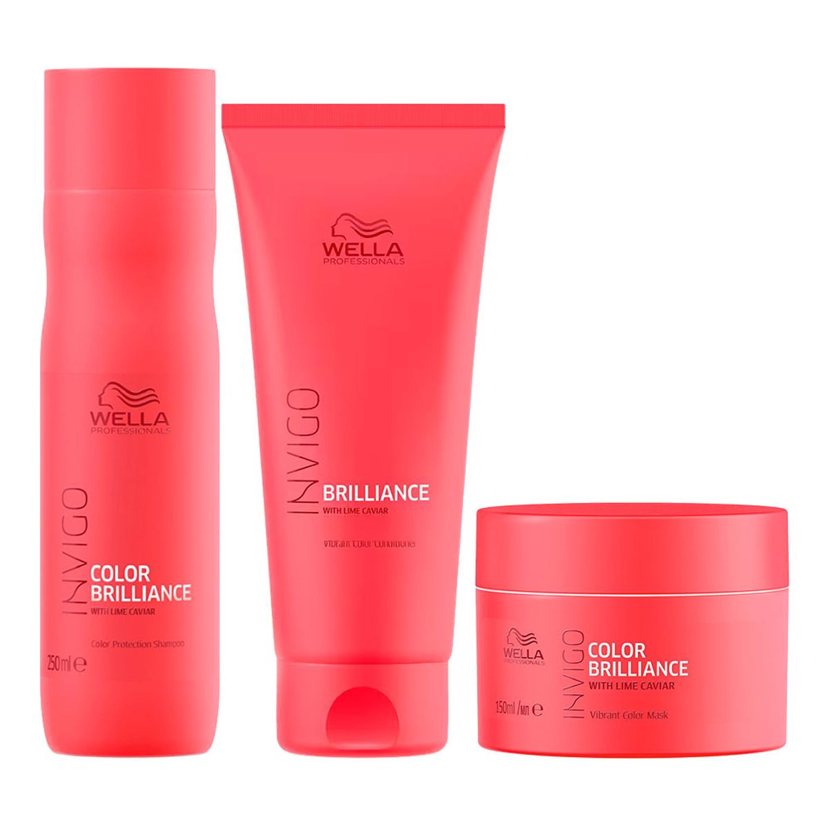 WELLA - TRIPACK WELLA COLOR BRILLIANCE SH 250ML + MASK 150ML + COND 200ML