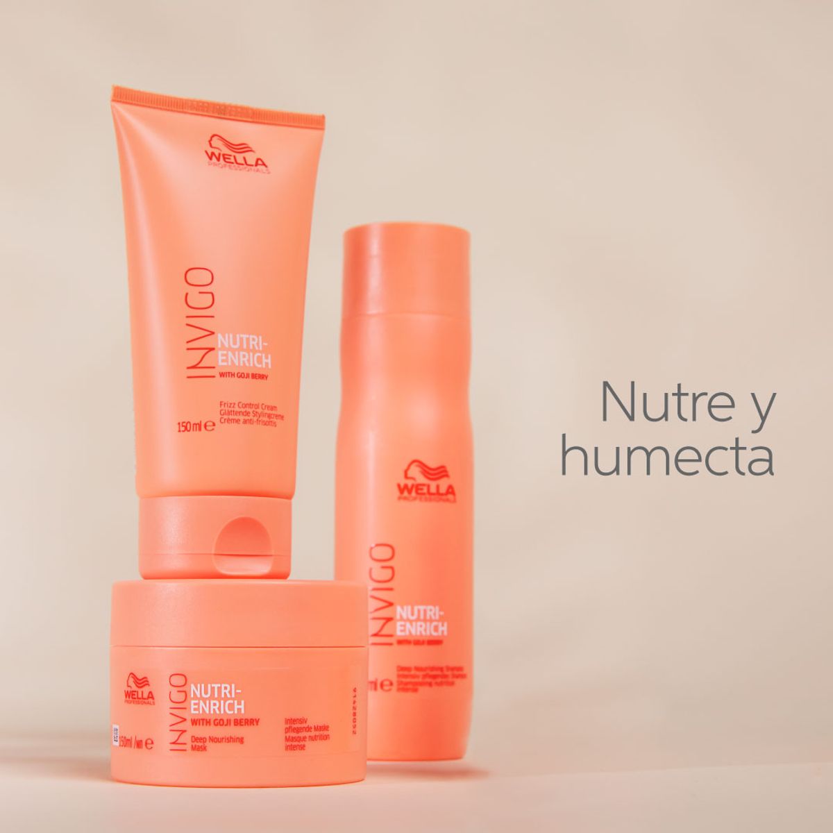 WELLA - Wella Invigo Nutri Enrich Nutritivo Sham 250 ml + Cond 200 ml + Mask 150 ml
