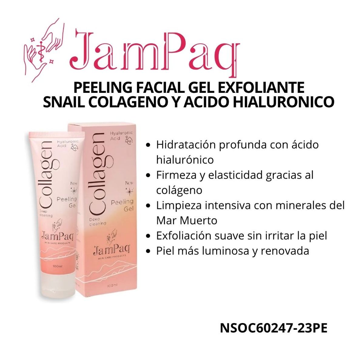 GENERICO - ESTELIN Loción Corporal Coconut + JAMPAQ Peeling Gel Facial