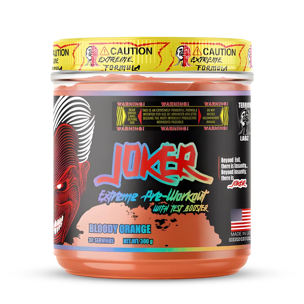 GENERICO - Joker Extreme Pre-Workout Terror Labz - Bloody Orange