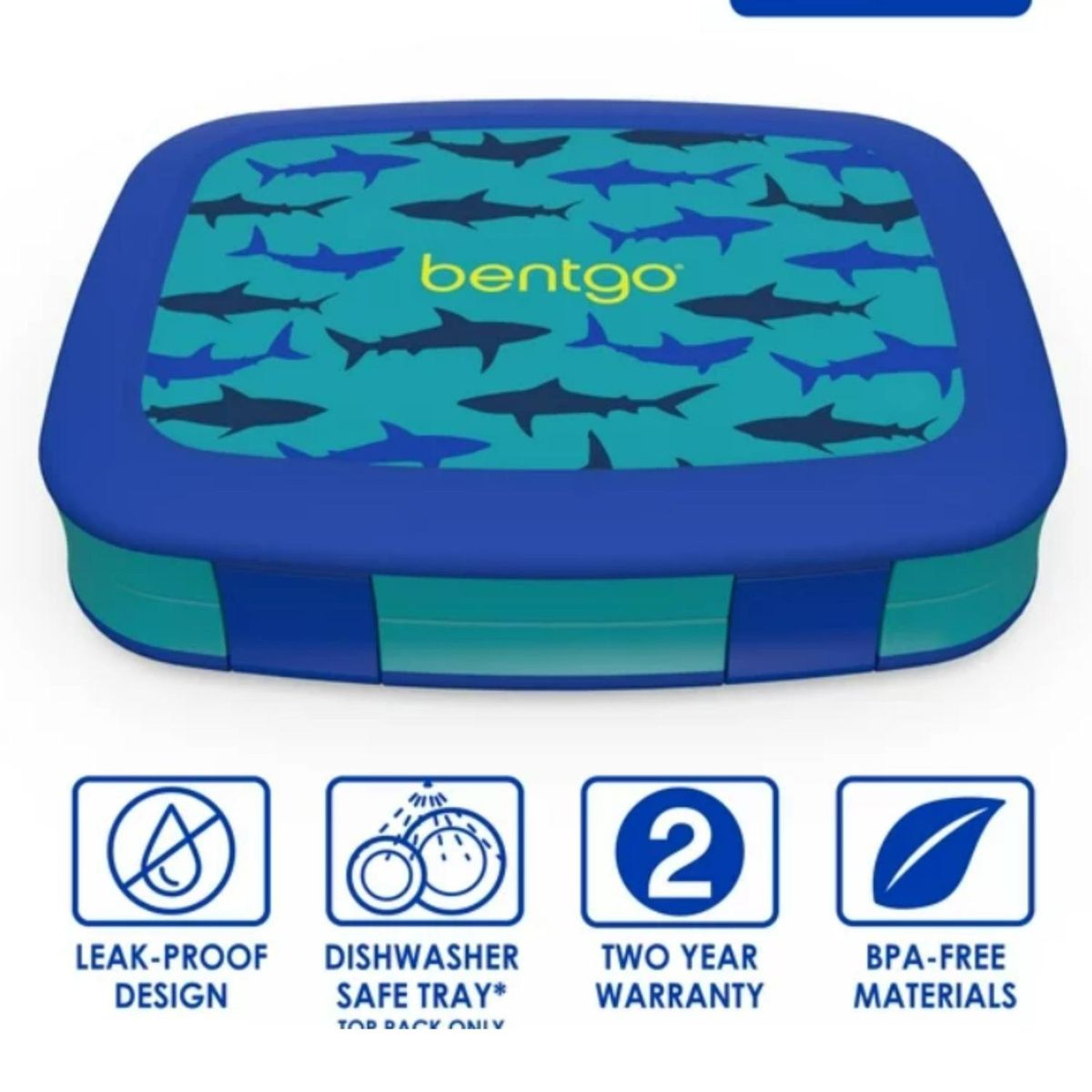 BENTGO - Lonchera Bentgo Kids Lunch Box - Tiburones