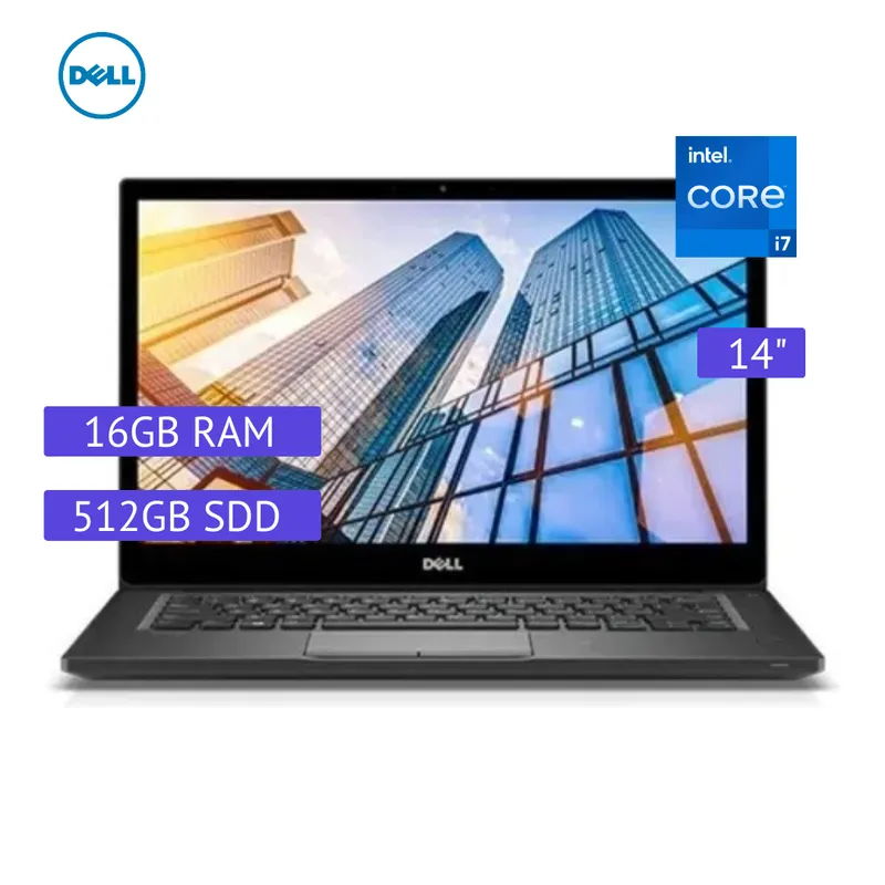 DELL - LAPTOP REACONDICIONADA DELL 7490 CORE I7 8VA/ 16GB RAM/ 512GB SSD/ 14"