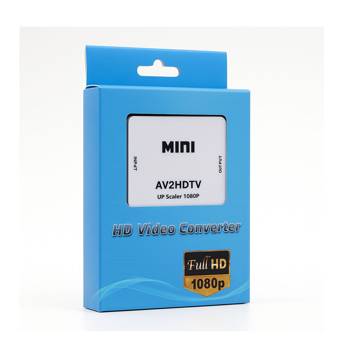 SEISA - Convertidor de AV2HDTV VIDEO Full HD Mini - RCA a HDMI