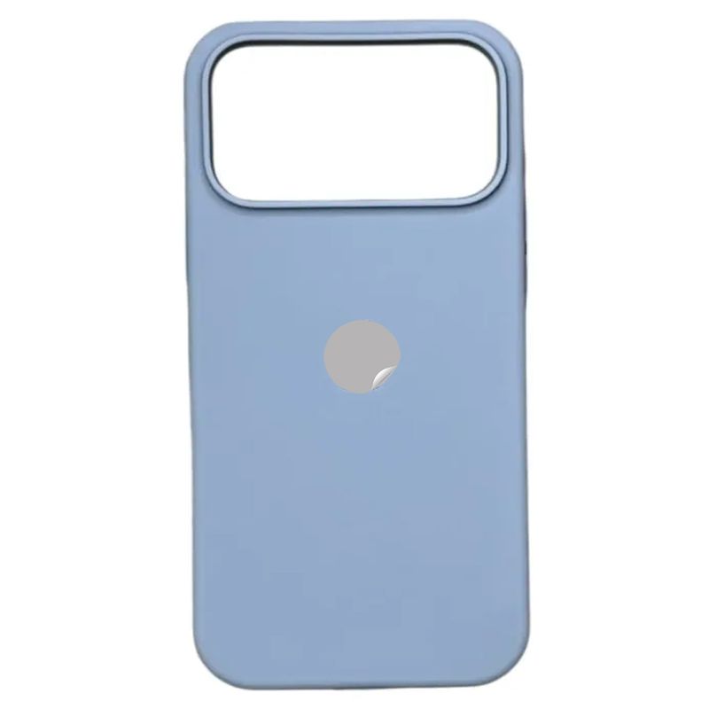 GENERICO - Funda Silicona Compatible con iPhone 17 Pro Max Celeste Bebe