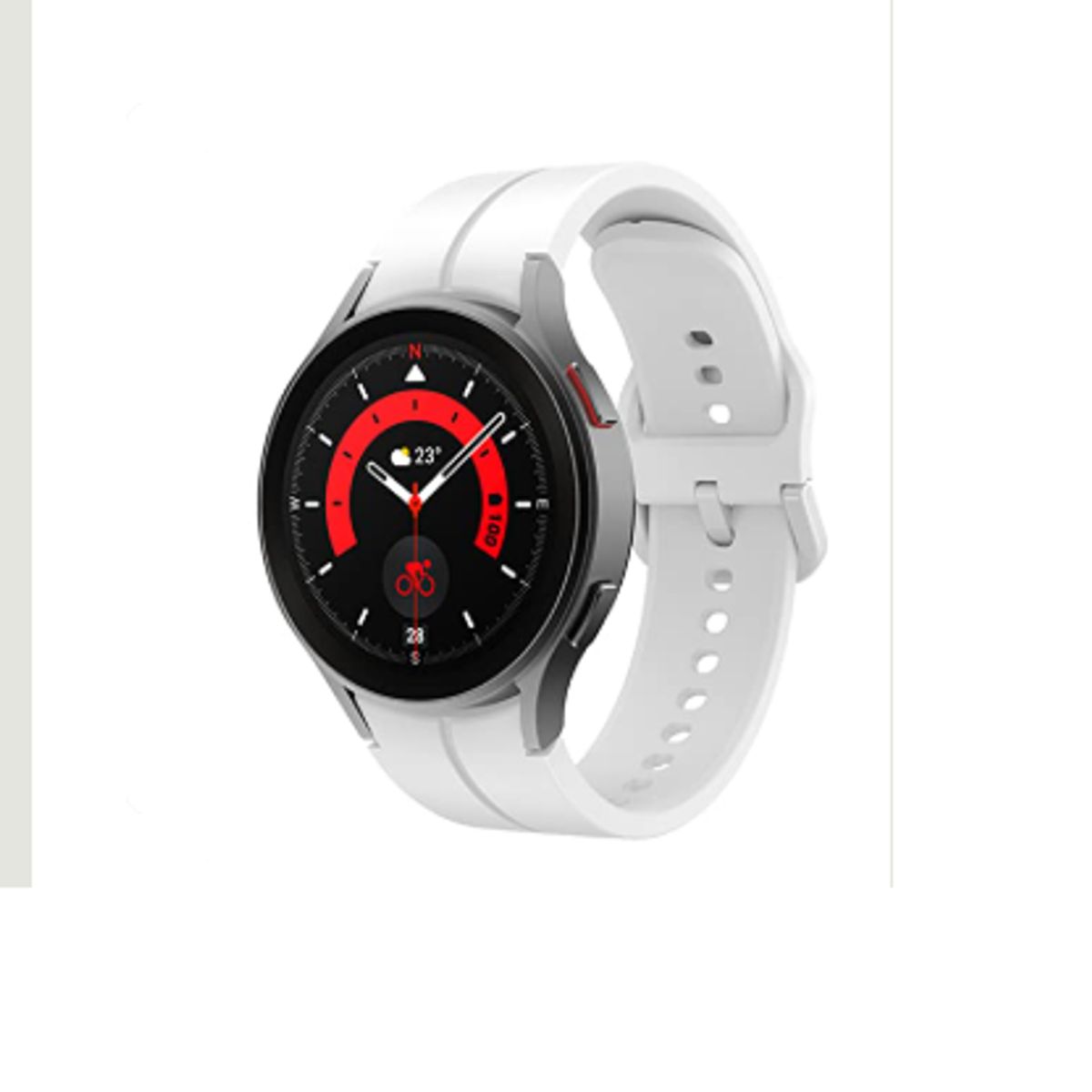 GENERICO - Correa Silicon para Apple Watch 45mm - Blanco