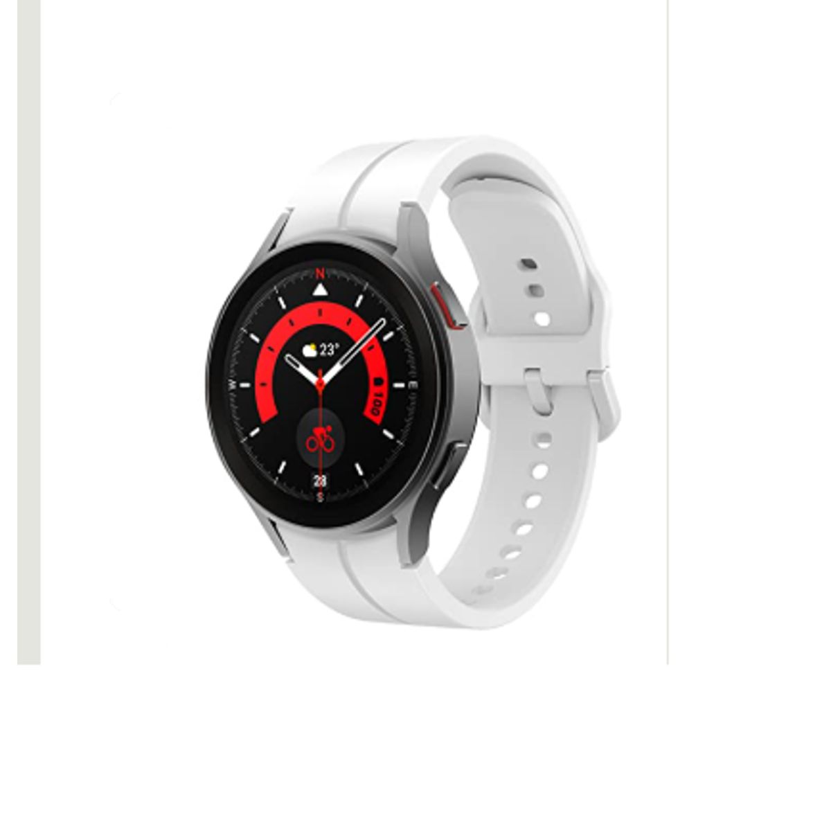 GENERICO - Correa Silicon para Apple Watch 45mm - Blanco
