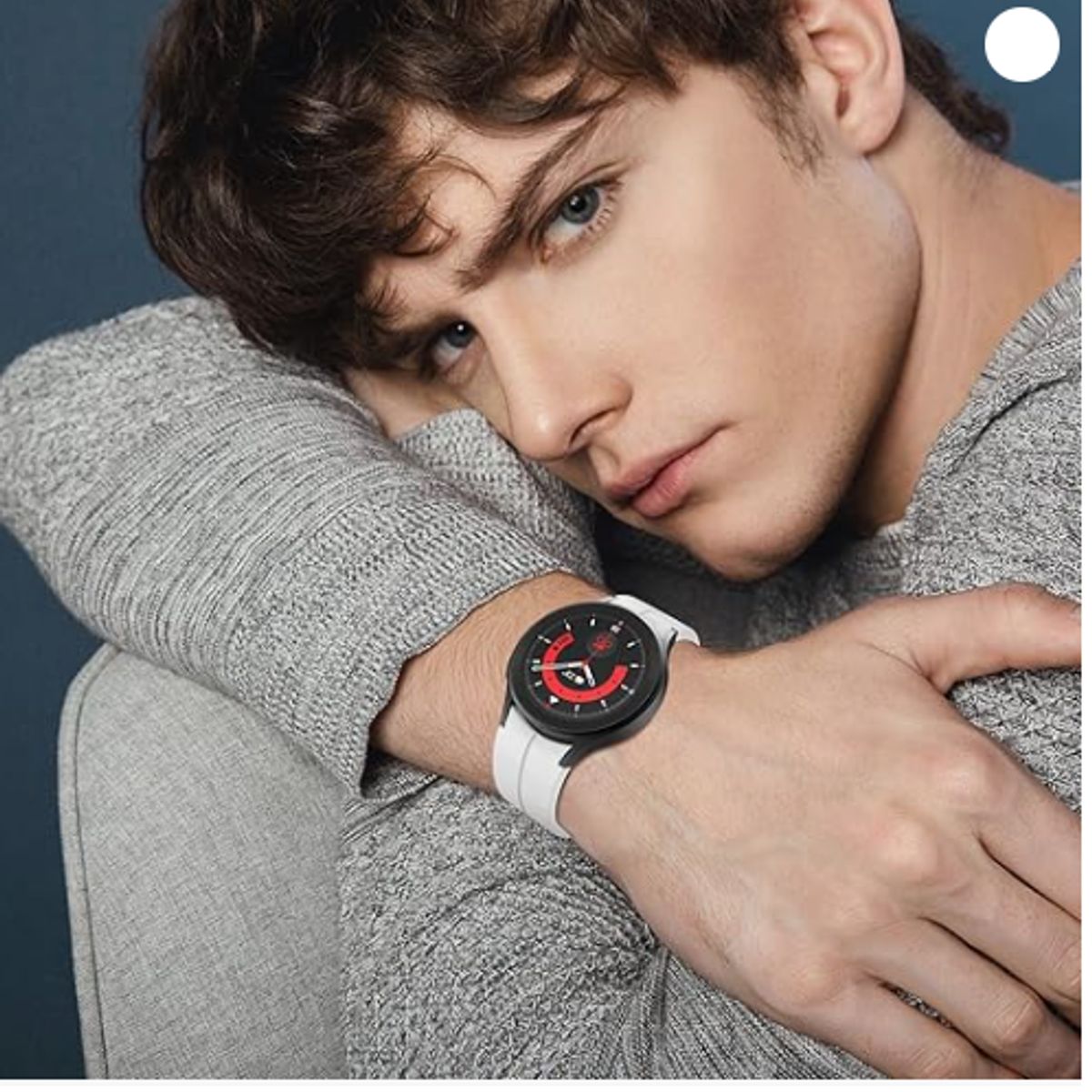 GENERICO - Correa Silicon para Apple Watch 45mm - Blanco