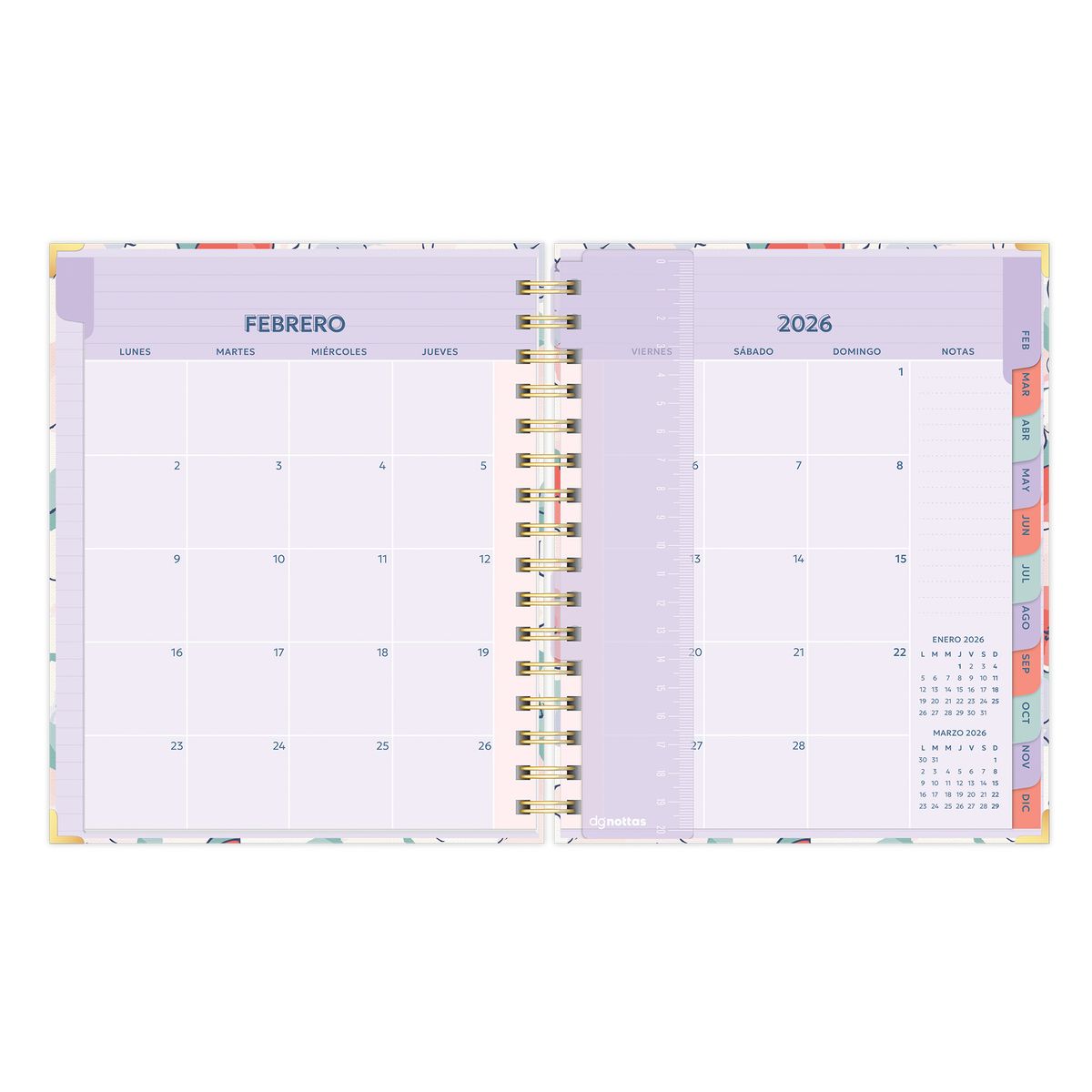 DGNOTTAS - Agenda True 2026 Floral