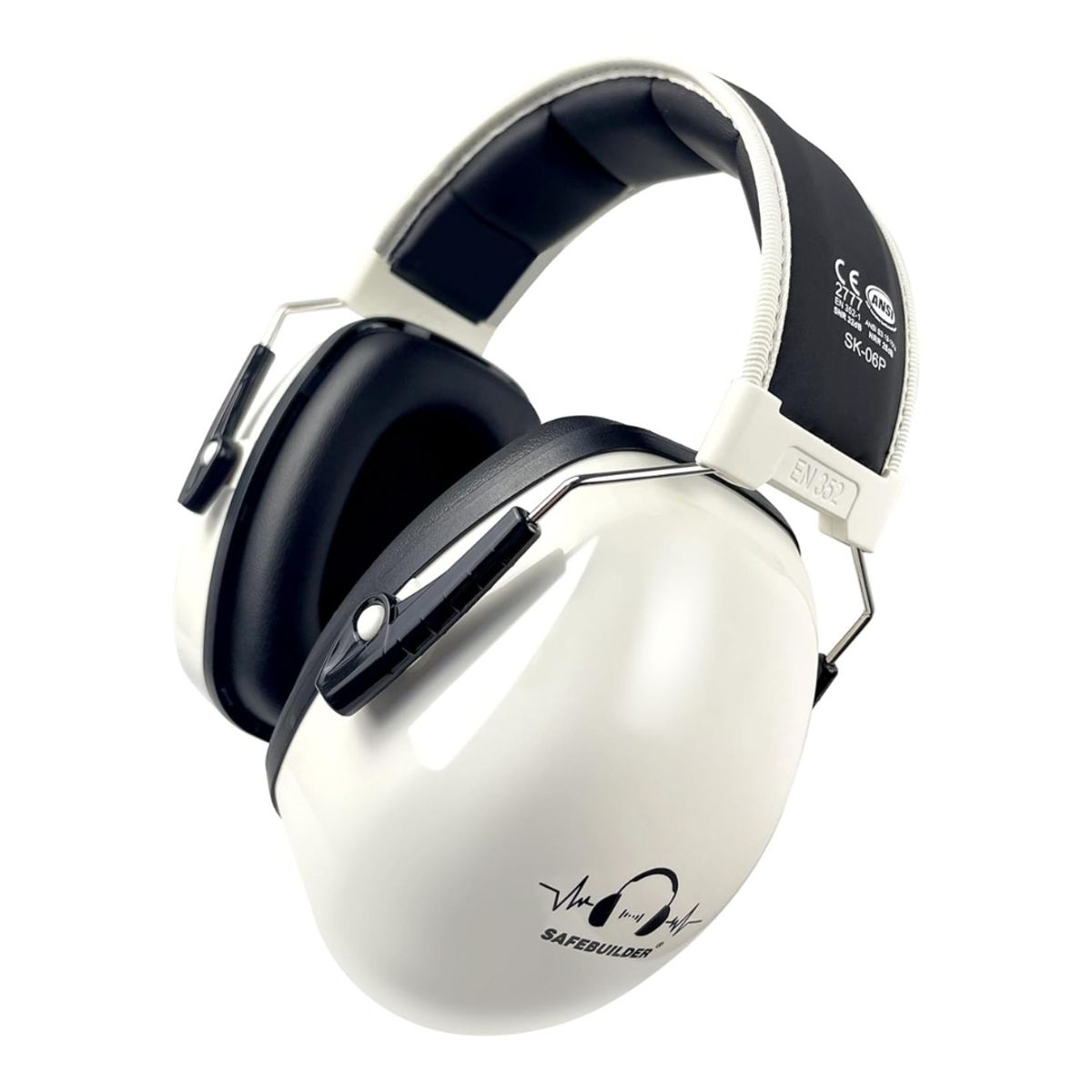 GENERICO - Audífonos Antiruido Orejeras Niño y Joven 4 a 12 años Blanco - Safebuilder