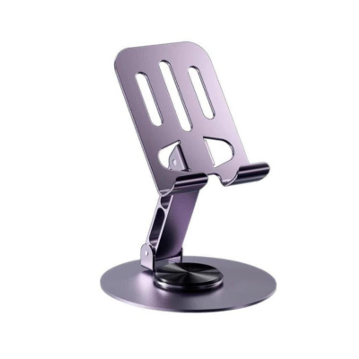 GENERICO - Soporte Celular de Mesa de Acero Inoxidable Giro 360 Morado