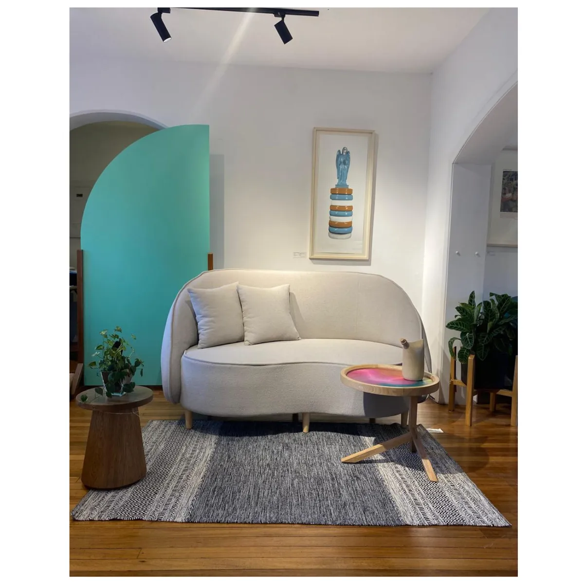 GENERICO - Alfombra Decoghar IC 14491 Kilim Dk Grey 120 x 180 cm