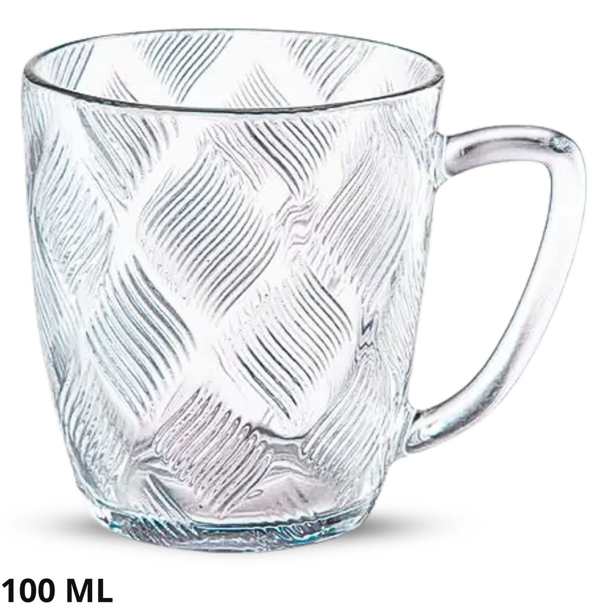 ICHIMATSU - Set de Tazas de vidrio Llamas 100 ml x6 piezas-Ichimatsu