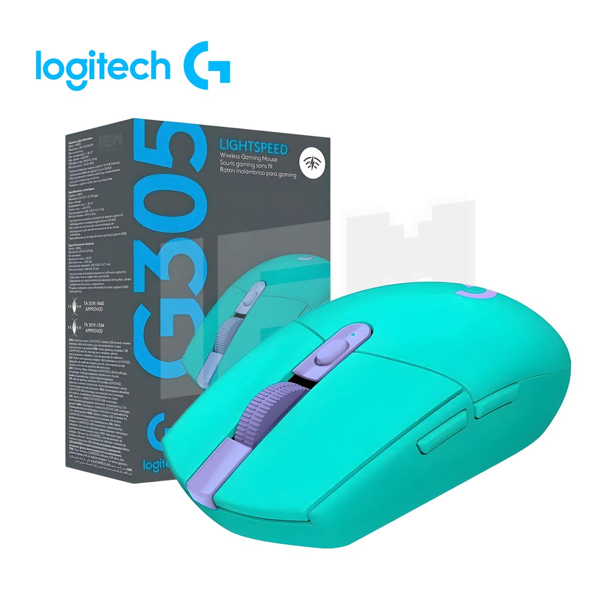 LOGITECH - MOUSE GAMER INALAMBRICO LIGHTSPEED LOGITECH G305 MENTA