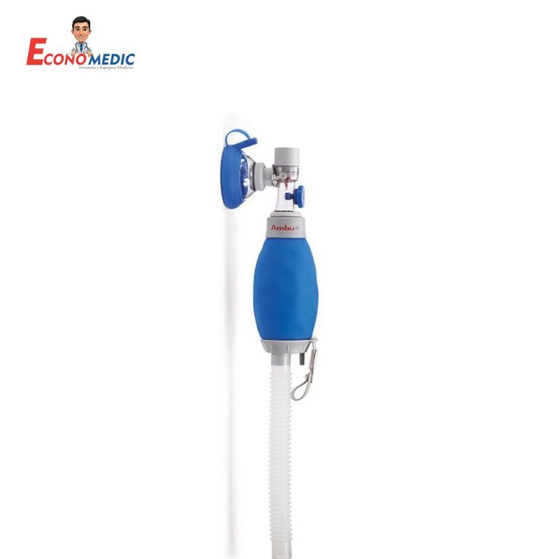 GENERICO - Resucitador manual de silicona pediatrico - AMBU