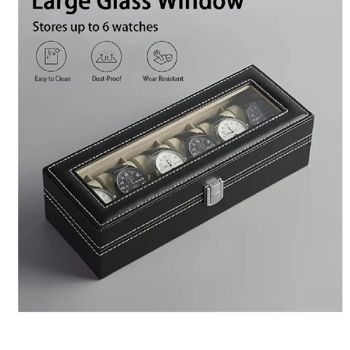 GENERICO - Joyero Caja Organizador Para Relojes y Pulseras