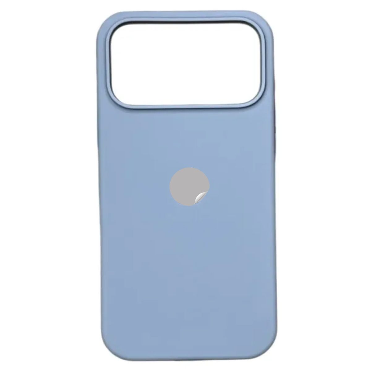GENERICO - Case Protector Silicone Compatible con iPhone 17 Pro Max Celeste Bebe