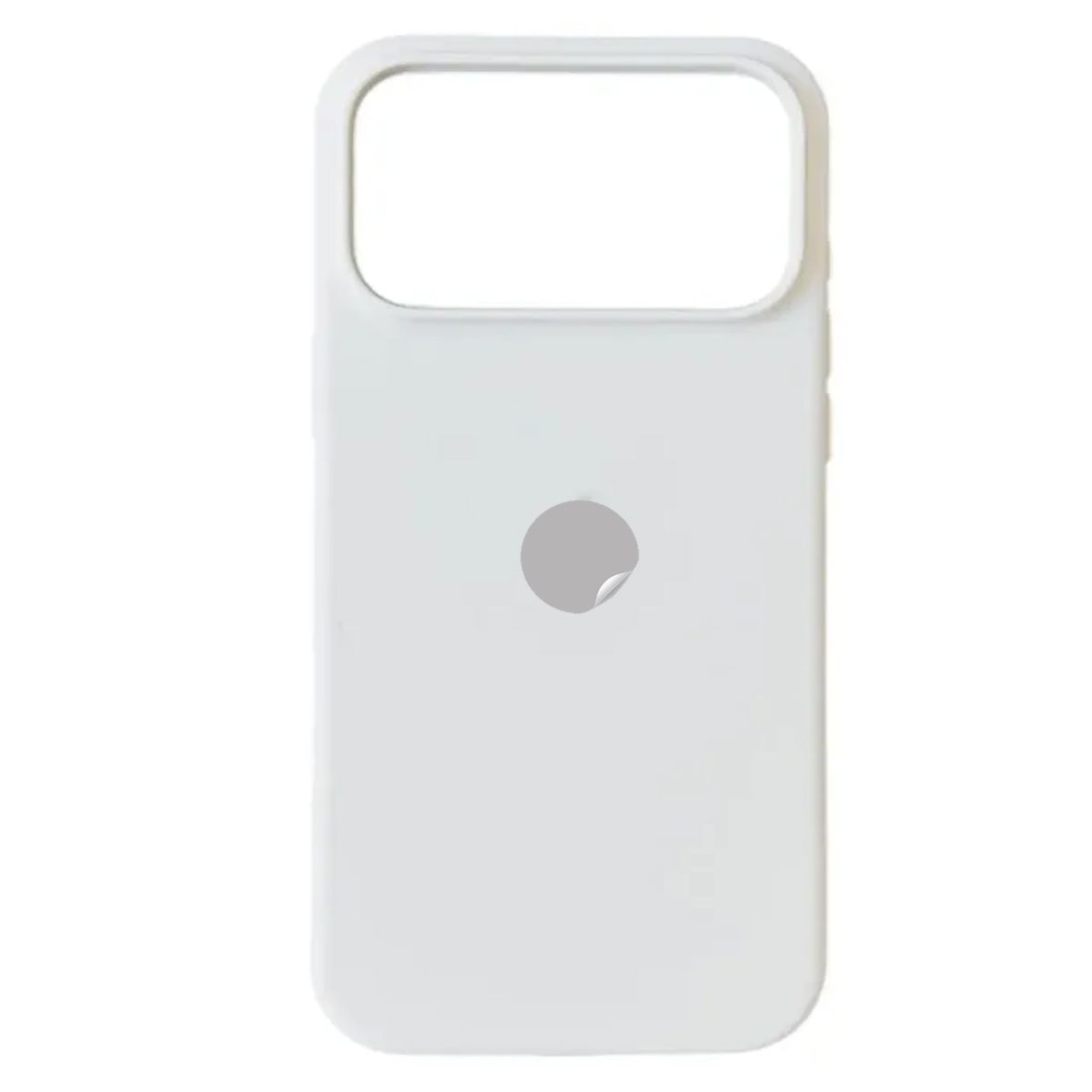 GENERICO - Case Protector Silicone Compatible con iPhone 17 Pro Max Blanco