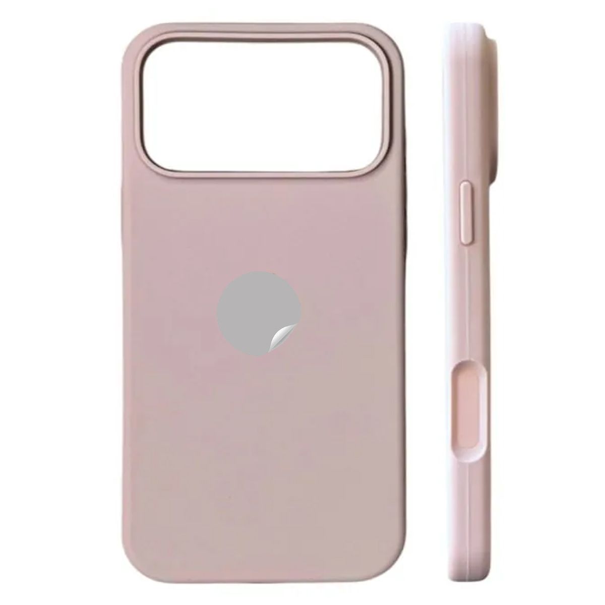 GENERICO - Case Protector Silicone Compatible con iPhone 17 Pro Max Nude