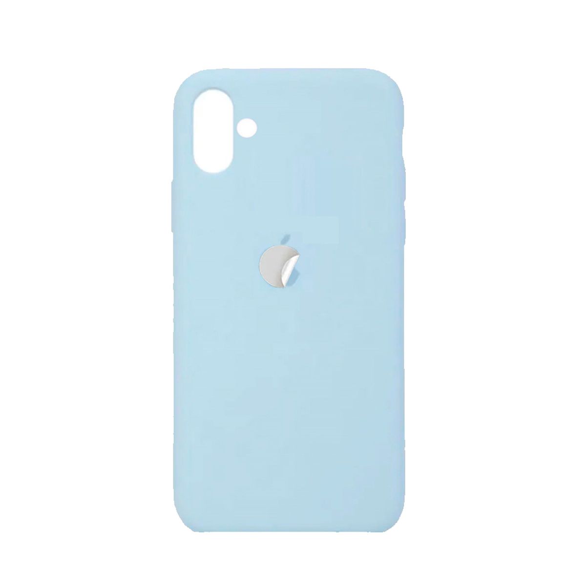 GENERICO - Case Protector Silicone Compatible con iPhone 17 Celeste Bebe