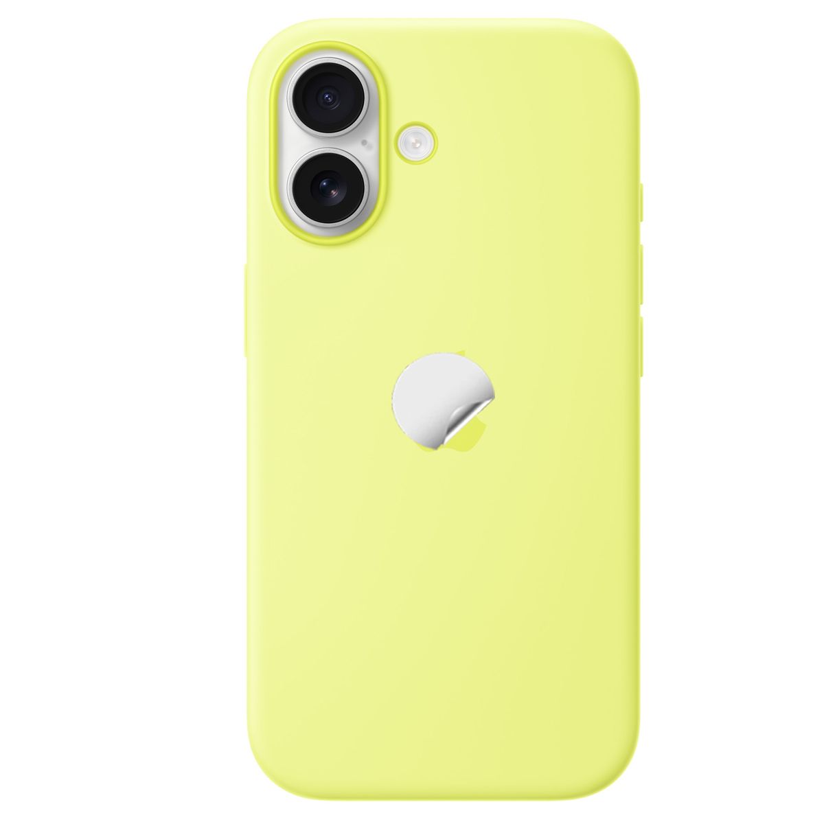 GENERICO - Case Protector Silicone Compatible con iPhone 17 Amarillo