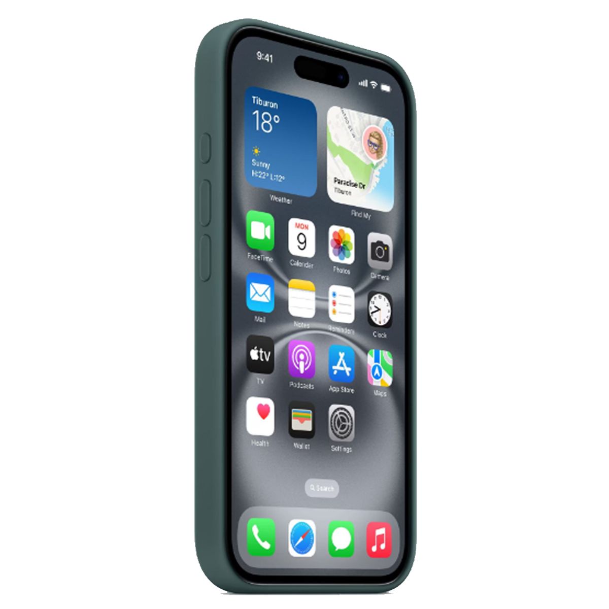 GENERICO - Case Protector Silicone Compatible con iPhone 17 V Militar