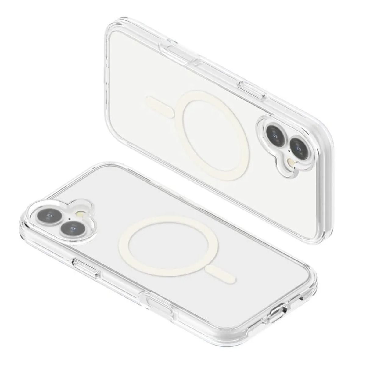 GENERICO - Funda Transparente para iPhone 17 Compatible con MagSafe