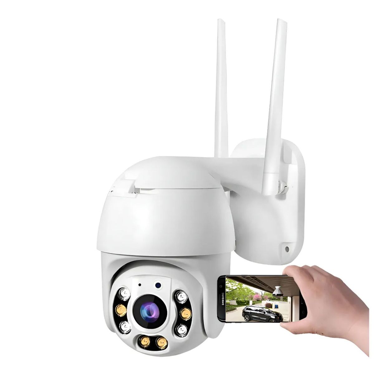 OEM - Cámara de vigilancia Mini PTZ Wifi Inteligente IP66 Visión Nocturna