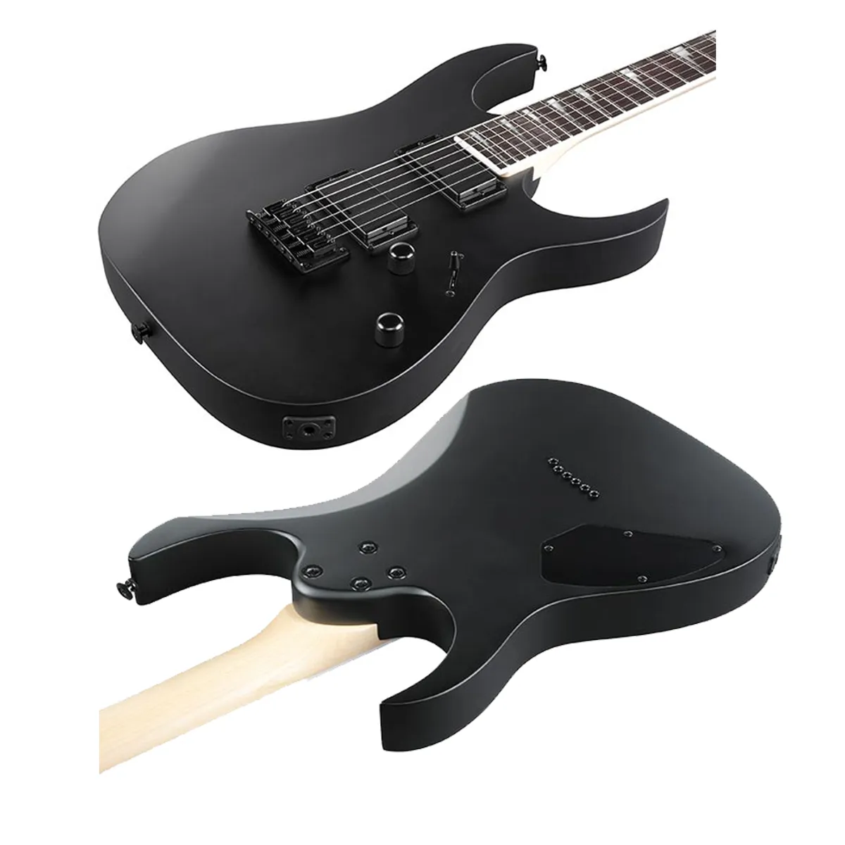 IBANEZ - GIO PACK GRG121DX BLACK FLAT - ORANGE CRUSH 12W