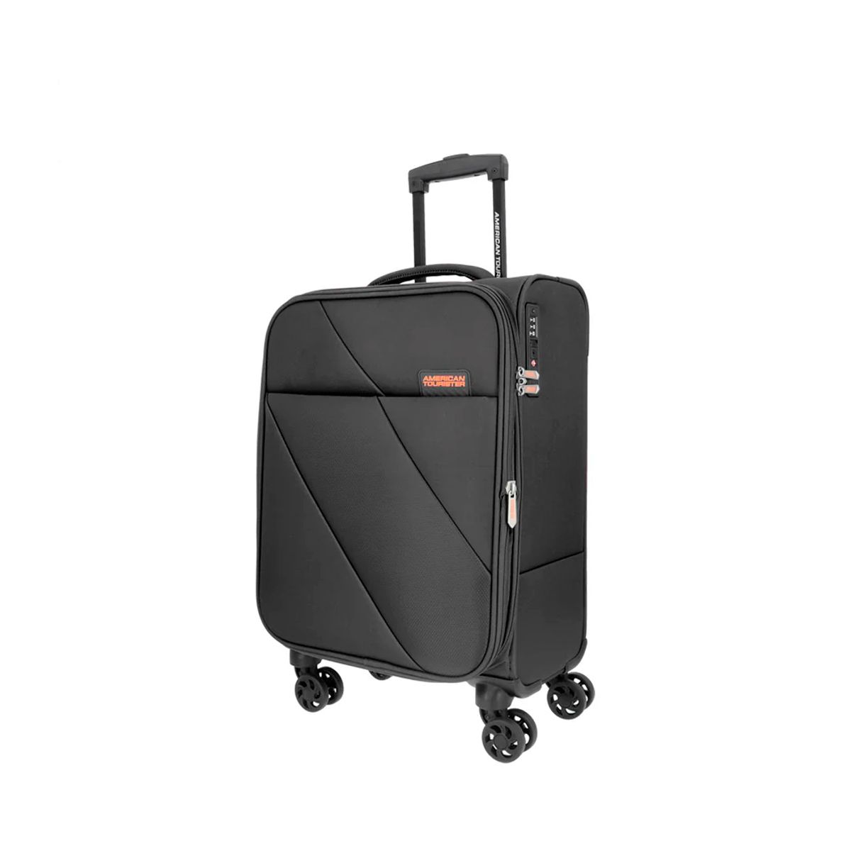 American Tourister - Maleta Sun Break Sp Tsa Exp Cabina Negra Blanda At